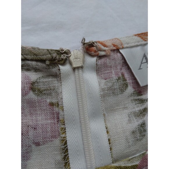 Vintage Casual Corner Annex Petite Sleeveless Linen Rayon Dress Women Size 8 - Picture 5 of 13